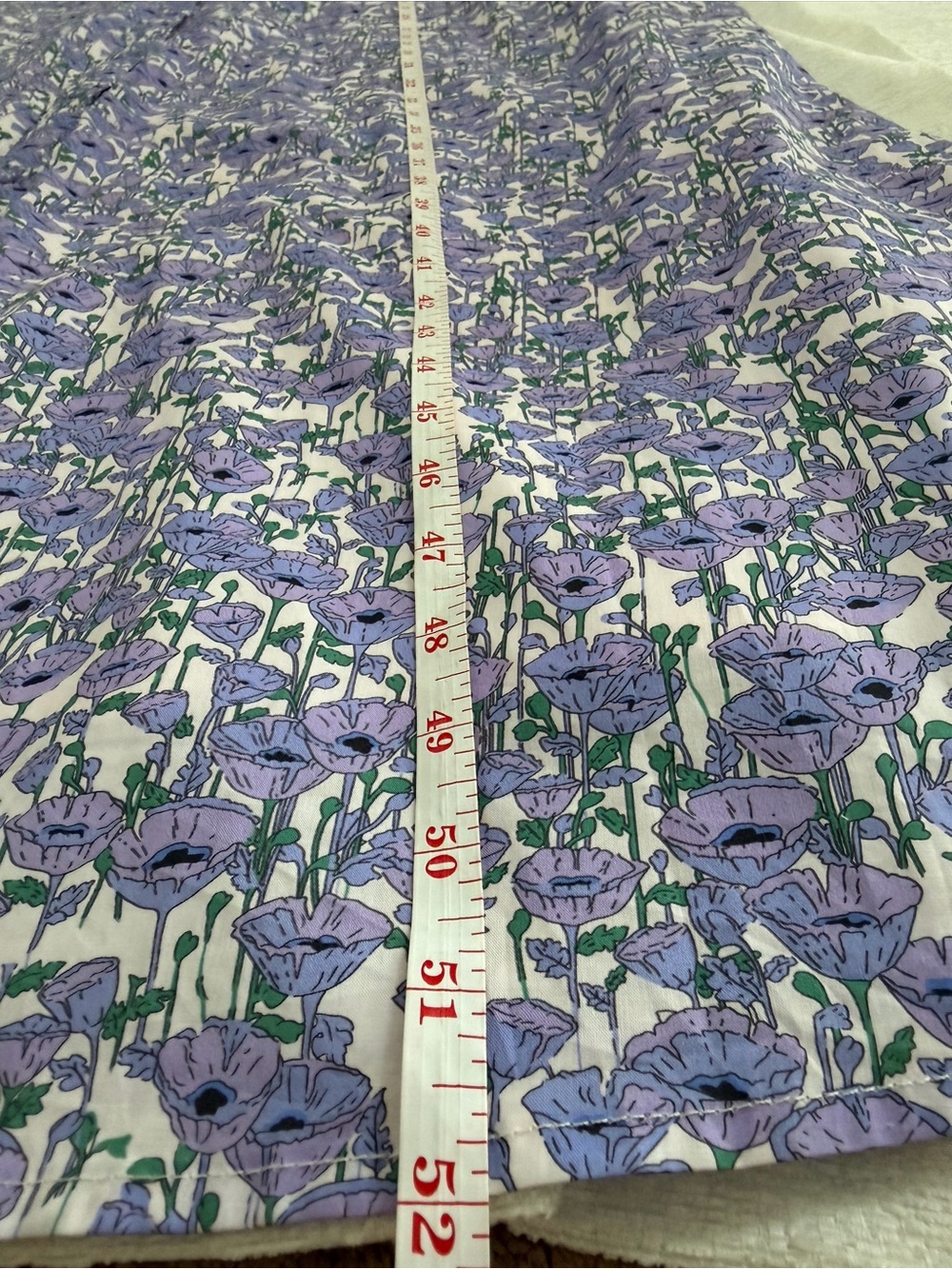 Hyacinth House Purple Poppies Louisa Maxi Dress M Cotton - Picture 14 of 14